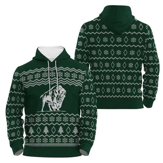 Buffalo Trace Winter Festive Pullover & Zip Hoodie