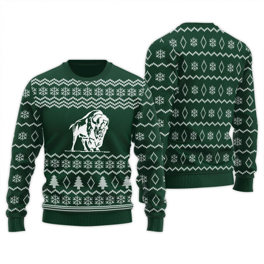 Buffalo Trace Winter Festive Ugly Sweater