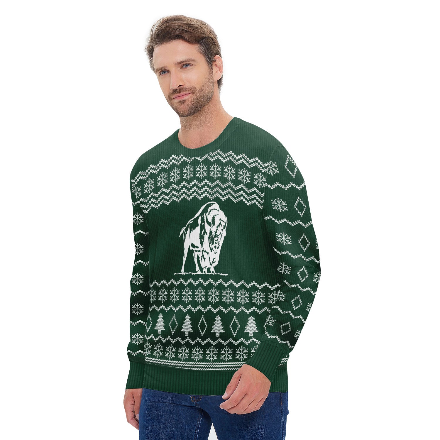 Buffalo Trace Winter Festive Ugly Sweater