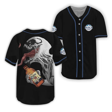 Busch Light Anti - Venom Baseball Jersey - VinoVogue.com