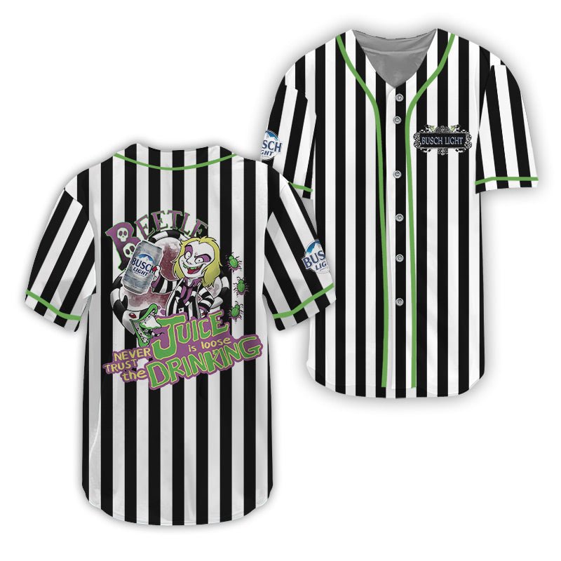 Busch Light Beetlejuice Baseball Jersey - VinoVogue.com