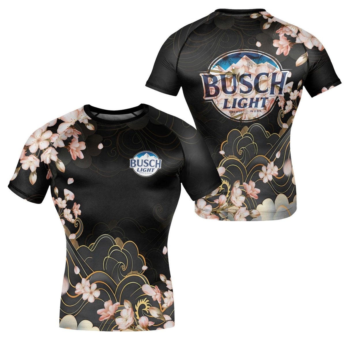 Busch Light Blossom Rash Guard - VinoVogue.com