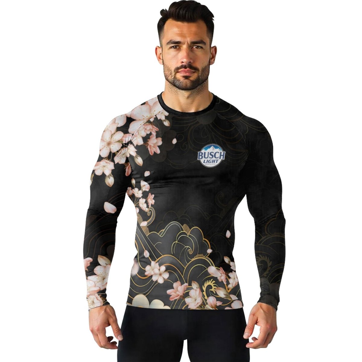 Busch Light Blossom Rash Guard - VinoVogue.com