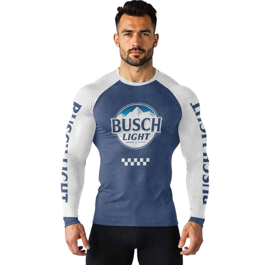 Busch Light Blue Rash Guard - VinoVogue.com