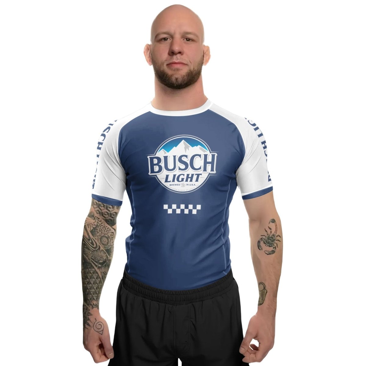 Busch Light Blue Rash Guard - VinoVogue.com