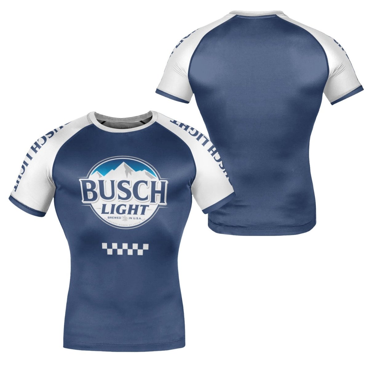 Busch Light Blue Rash Guard - VinoVogue.com