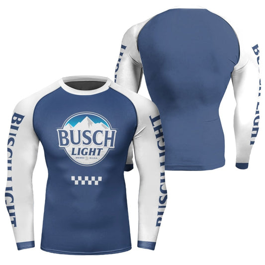 Busch Light Blue Rash Guard - VinoVogue.com