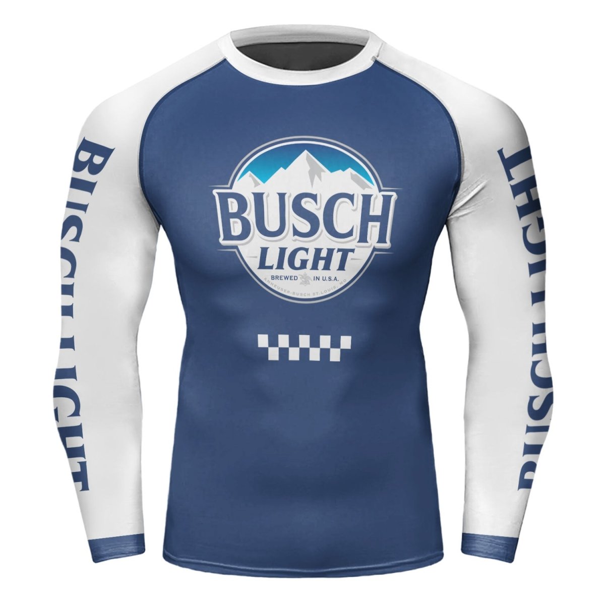 Busch Light Blue Rash Guard - VinoVogue.com