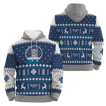 Busch Light Christmas Crystal Ball Pullover & Zip Hoodie