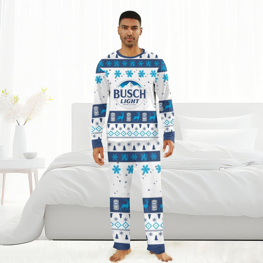 Busch Light Christmas Family Pajamas Set