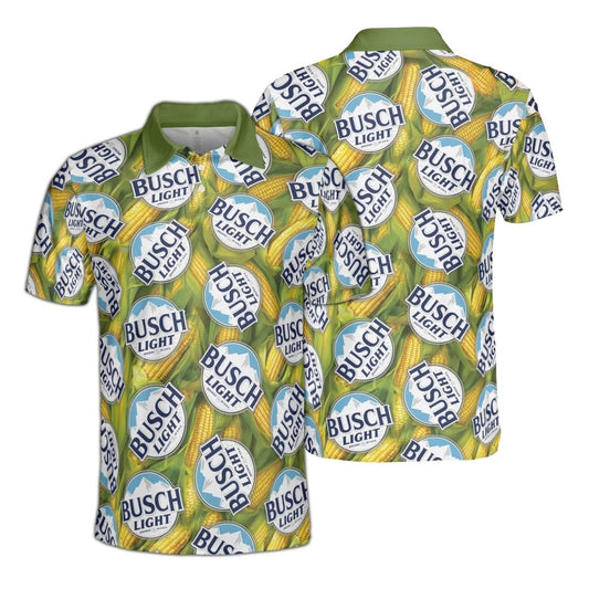 Busch Light Corn Polo Shirt - VinoVogue.com