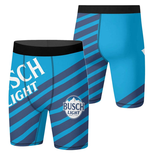 Busch Light Diagonal Stripe Compression Shorts - VinoVogue.com