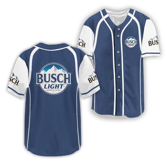 Busch Light Dual Trim Baseball Jersey - VinoVogue.com