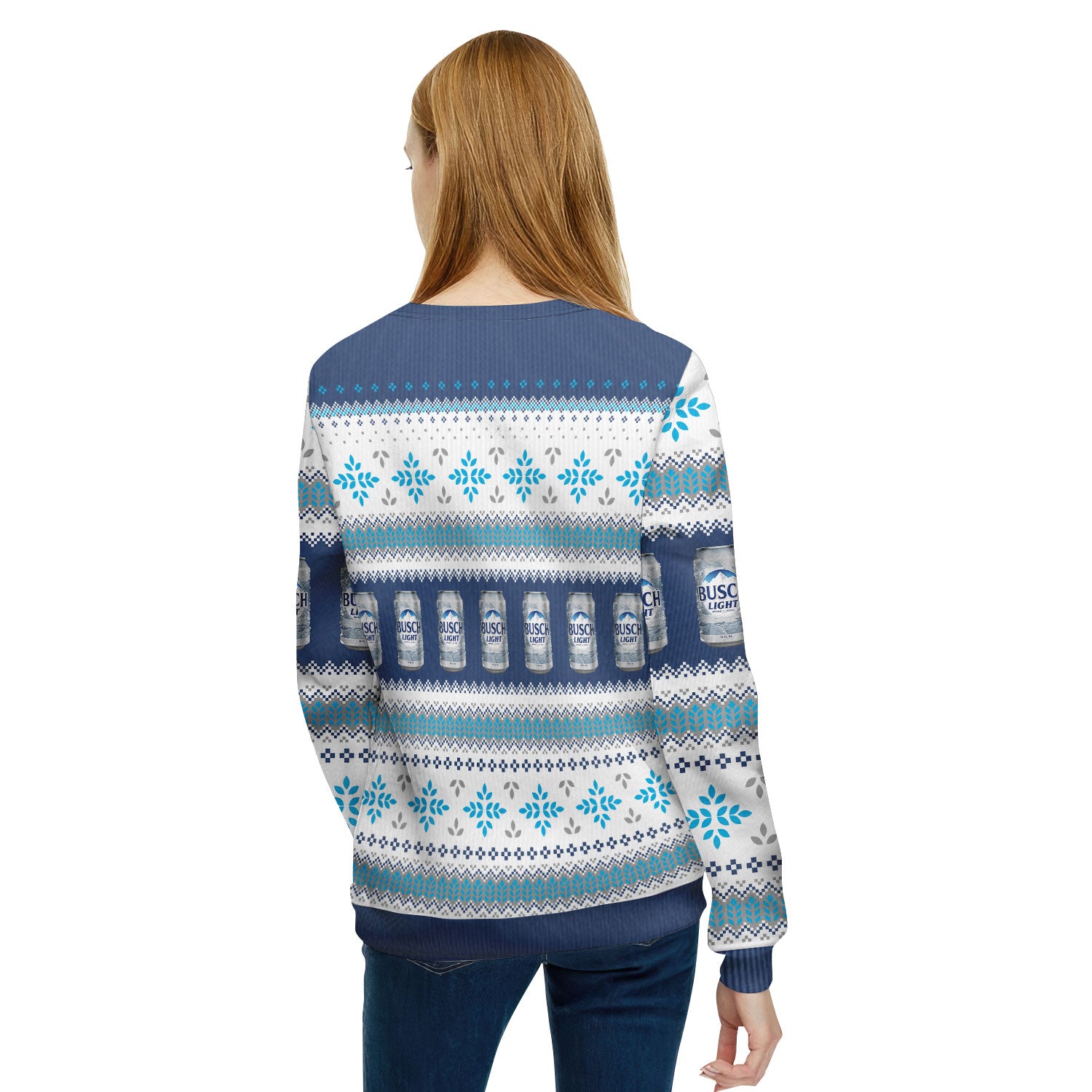 Busch Light Festive Holiday Ugly Sweater