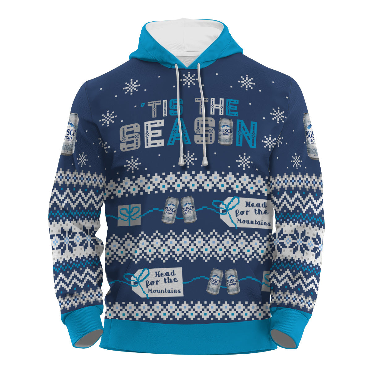 Busch Light Tis The Season Pullover & Zip Hoodie