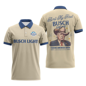 Busch Light Trump Polo Shirt - VinoVogue.com