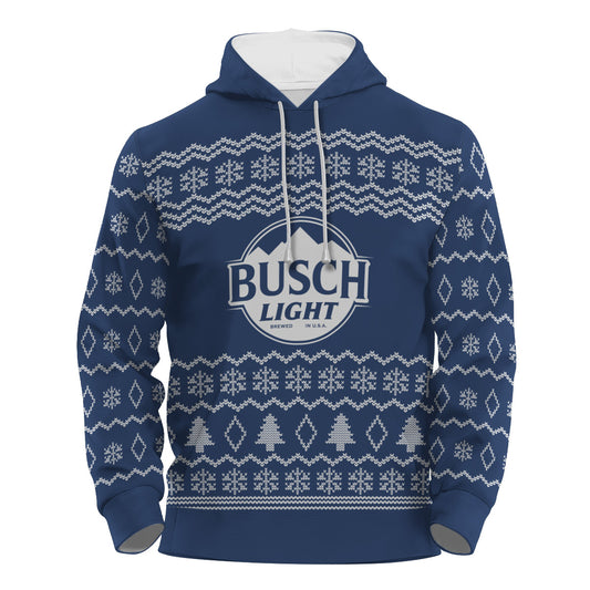 Busch Light Winter Festive Pullover & Zip Hoodie