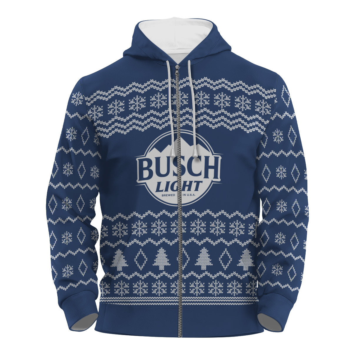 Busch Light Winter Festive Pullover & Zip Hoodie