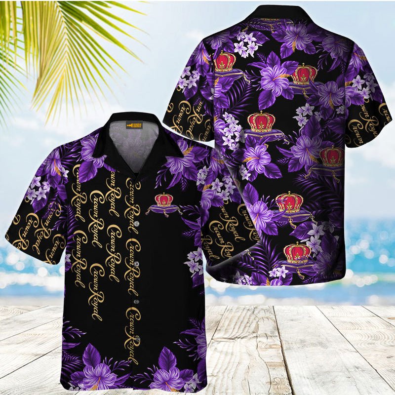 Crown Royal Tropical Forest Aloha Hawaiian Shirt - VinoVogue.com