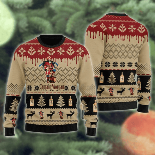 Captain Morgan Christmas Festival Ugly Sweater - VinoVogue.com