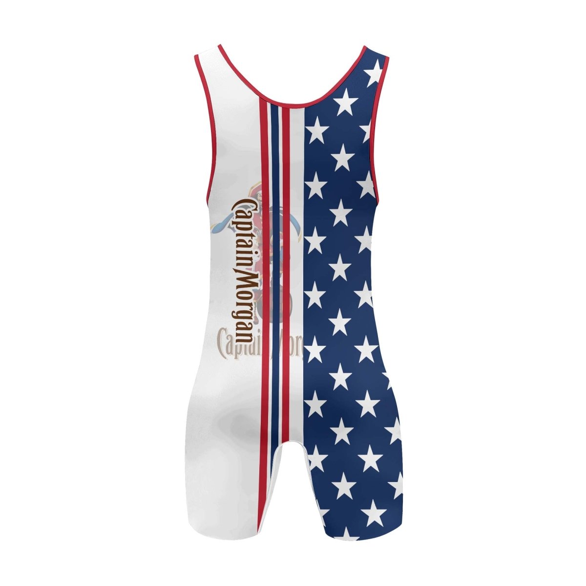 Captain Morgan Fourth Of July Wrestling Singlet - VinoVogue.com