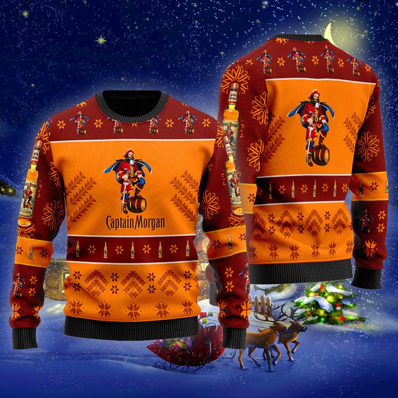 Captain Morgan Xmas Ugly Sweater - VinoVogue.com