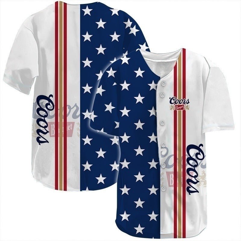 Coors Banquet Celebrates America's Independence Day Jersey Shirt - VinoVogue.com