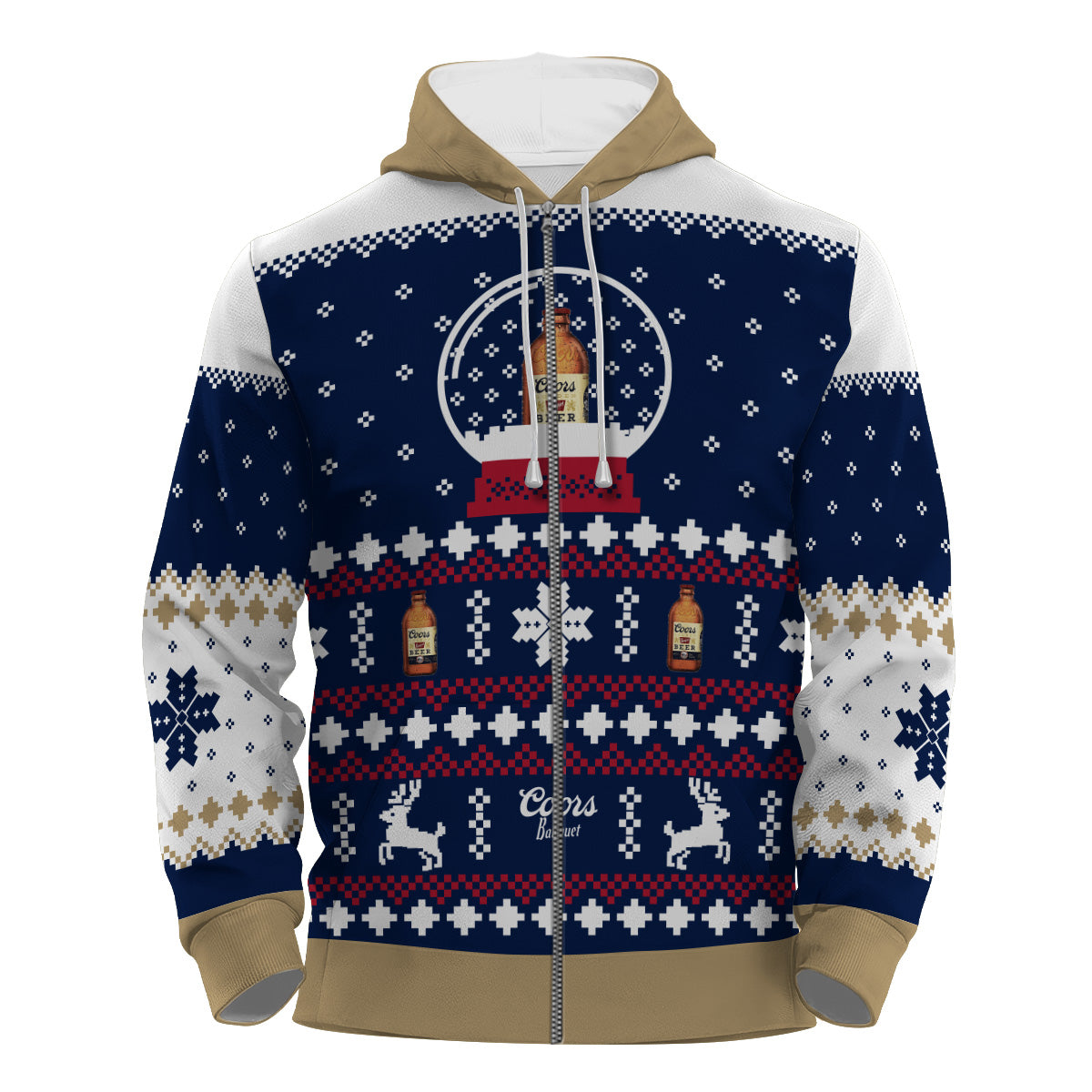 Coors Banquet Christmas Crystal Ball Pullover & Zip Hoodie