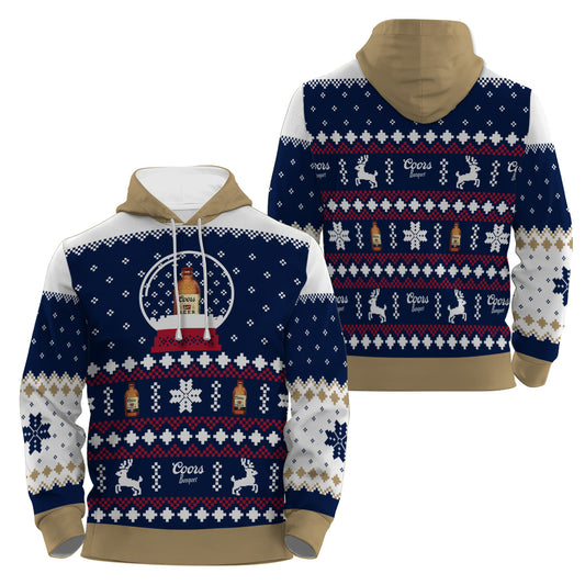 Coors Banquet Christmas Crystal Ball Pullover & Zip Hoodie