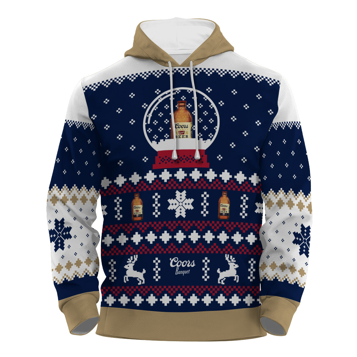 Coors Banquet Christmas Crystal Ball Pullover & Zip Hoodie
