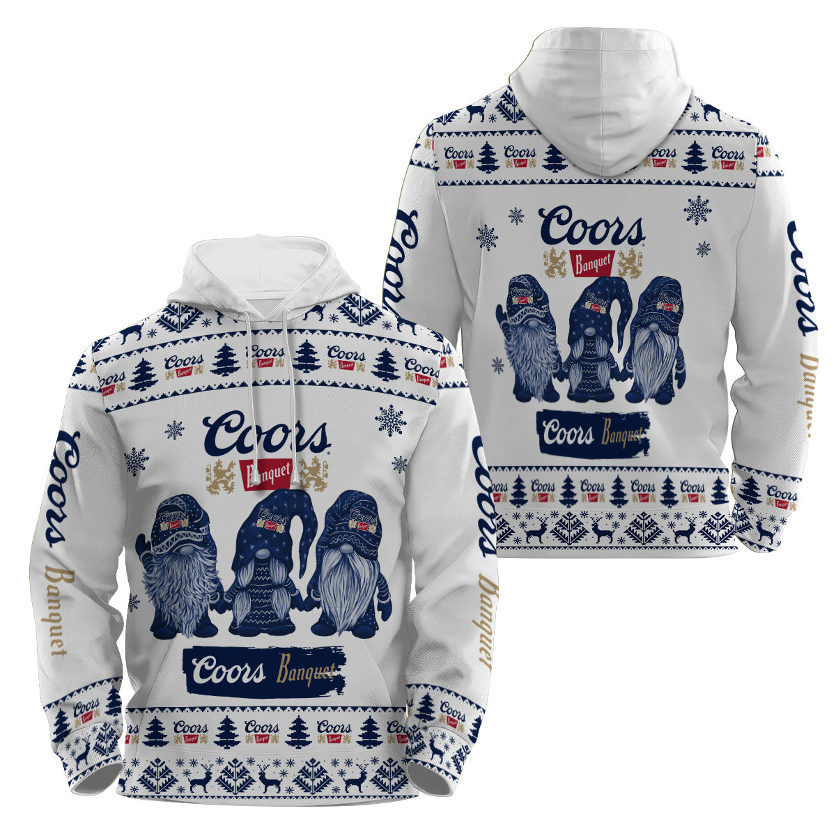Coors Banquet Christmas Gnomies Pullover & Zip Hoodie