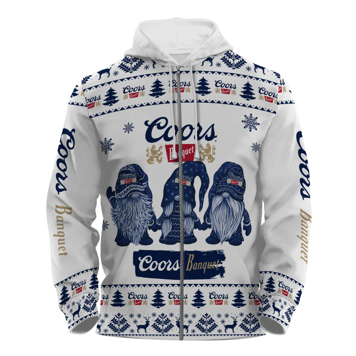Coors Banquet Christmas Gnomies Pullover & Zip Hoodie