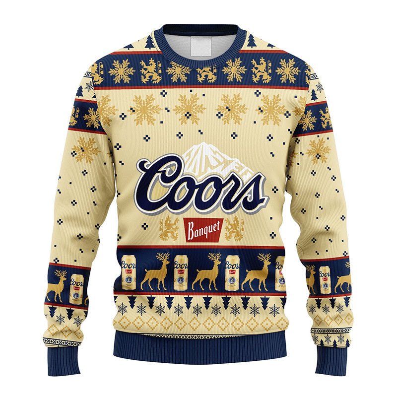 Coors Banquet Christmas Ugly Sweater - VinoVogue.com