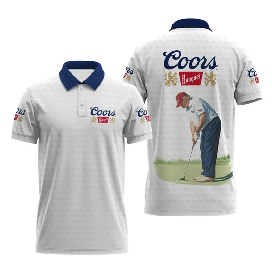 Coors Banquet Donald Trump Golf Polo Shirt - VinoVogue.com
