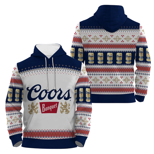 Coors Banquet Festive Holiday Pullover & Zip Hoodie