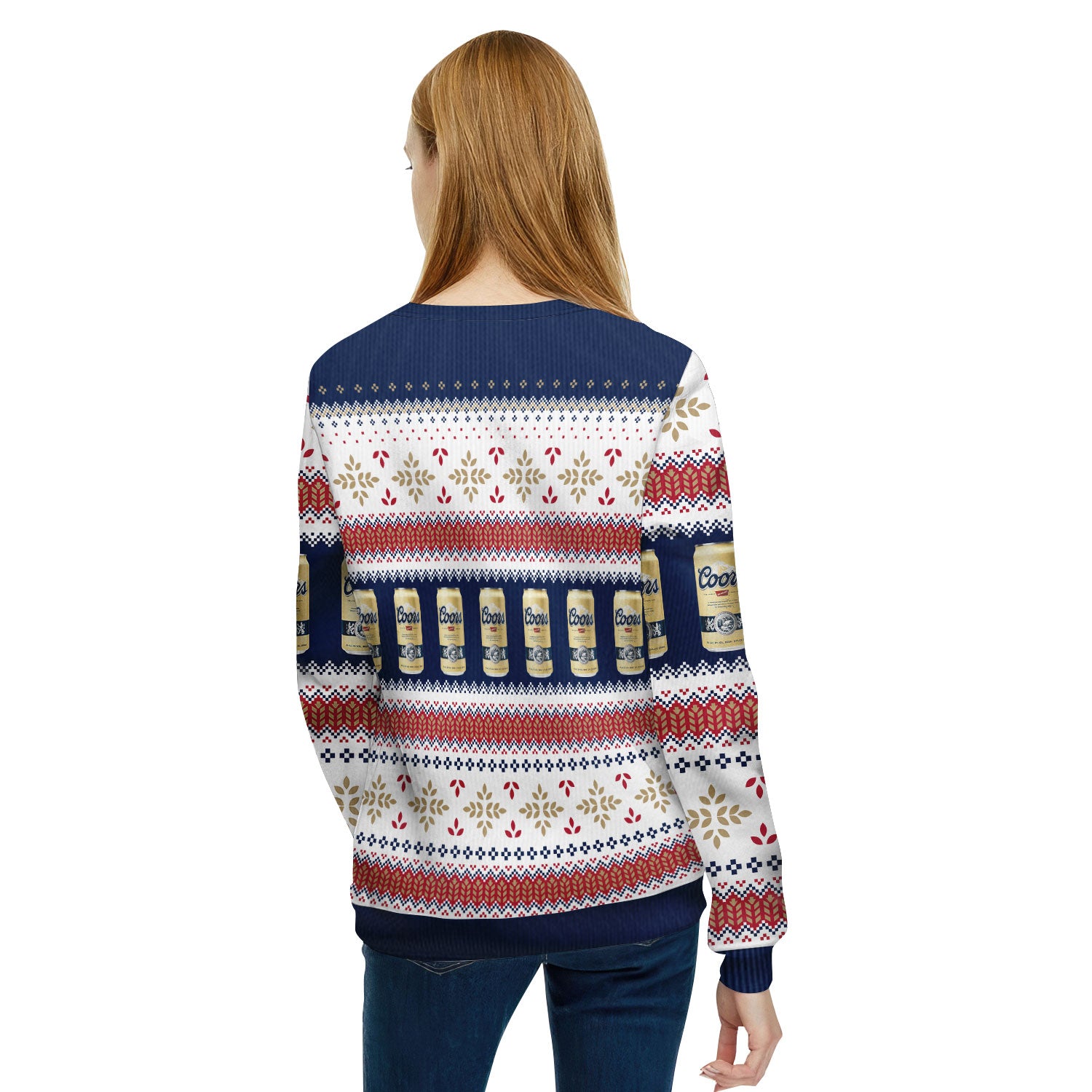 Coors Banquet Festive Holiday Ugly Sweater