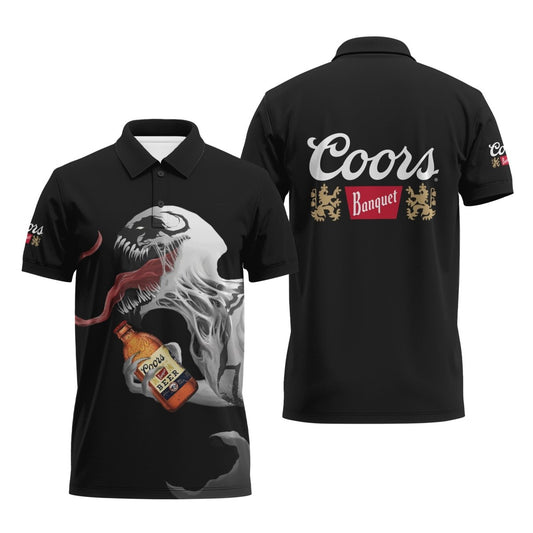 Coors Banquet Is Anti - Venom Drink Polo Shirt - VinoVogue.com