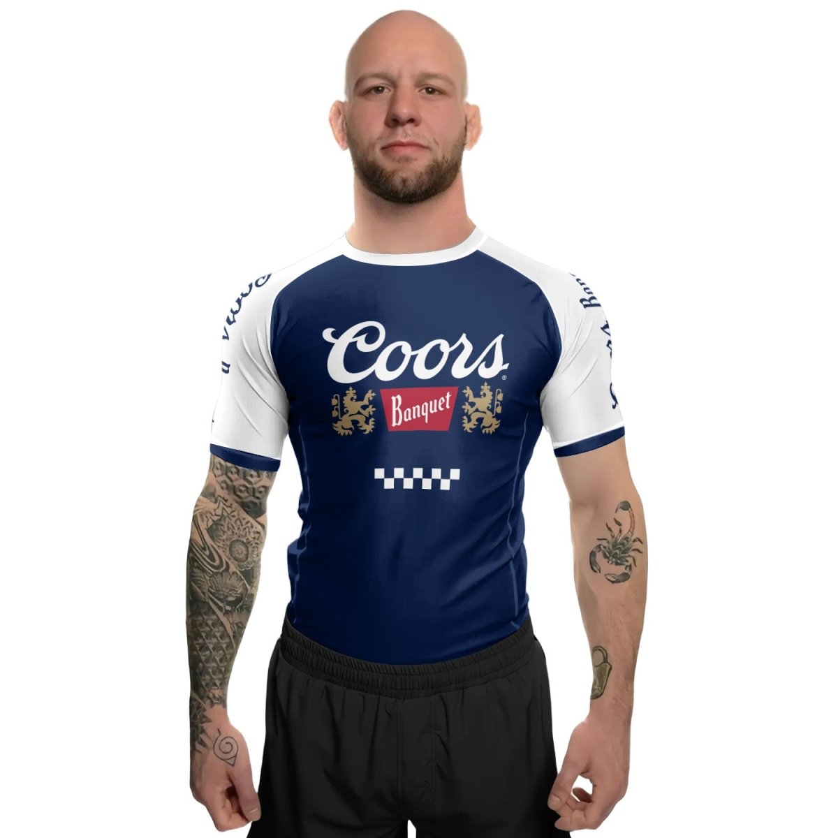 Coors Banquet Navy Rash Guard - VinoVogue.com