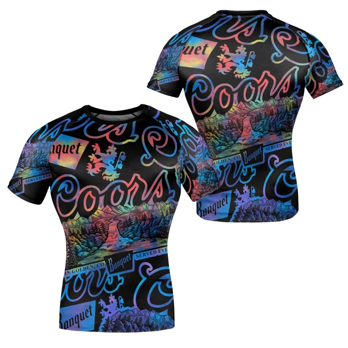 Coors Banquet Retro Rash Guard - VinoVogue.com