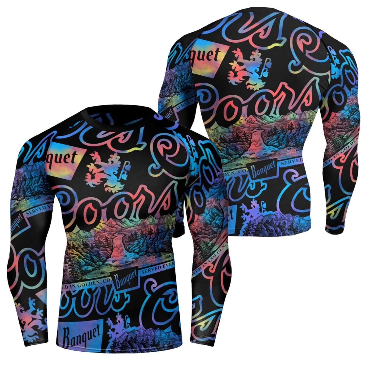 Coors Banquet Retro Rash Guard - VinoVogue.com