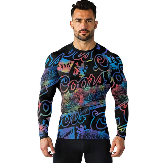 Coors Banquet Retro Rash Guard - VinoVogue.com