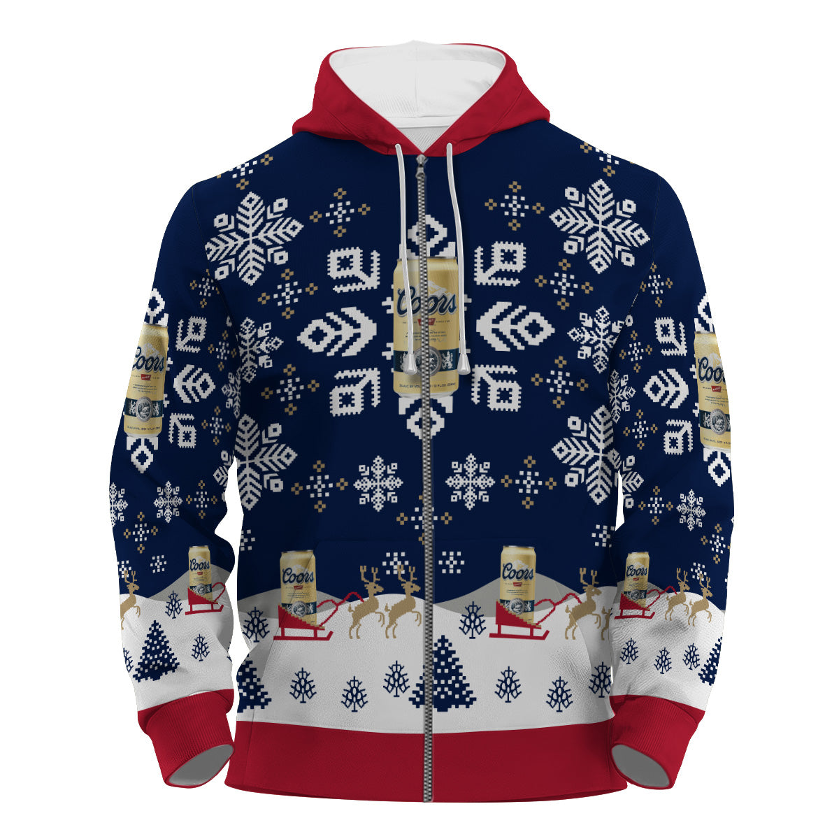 Coors Banquet Snowflake Pullover & Zip Hoodie
