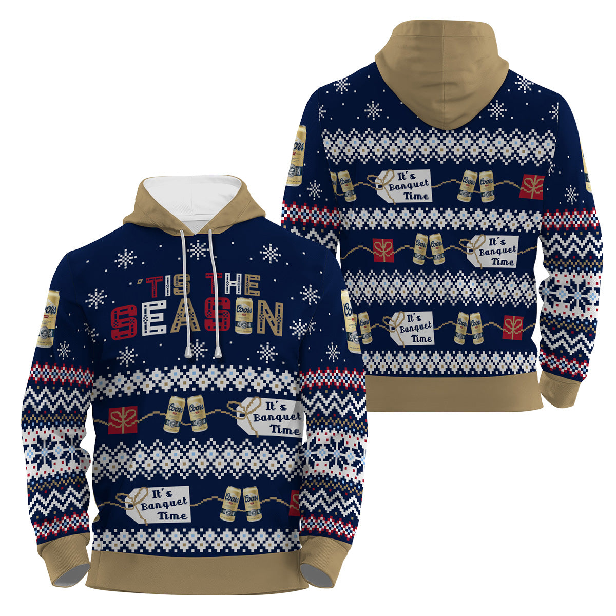 Coors Banquet Tis The Season Pullover & Zip Hoodie