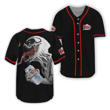 Coors Light Anti - Venom Baseball Jersey - VinoVogue.com