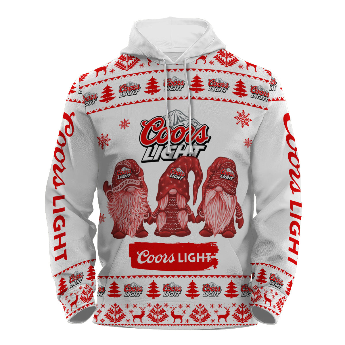 Coors Light Christmas Gnomies Pullover & Zip Hoodie