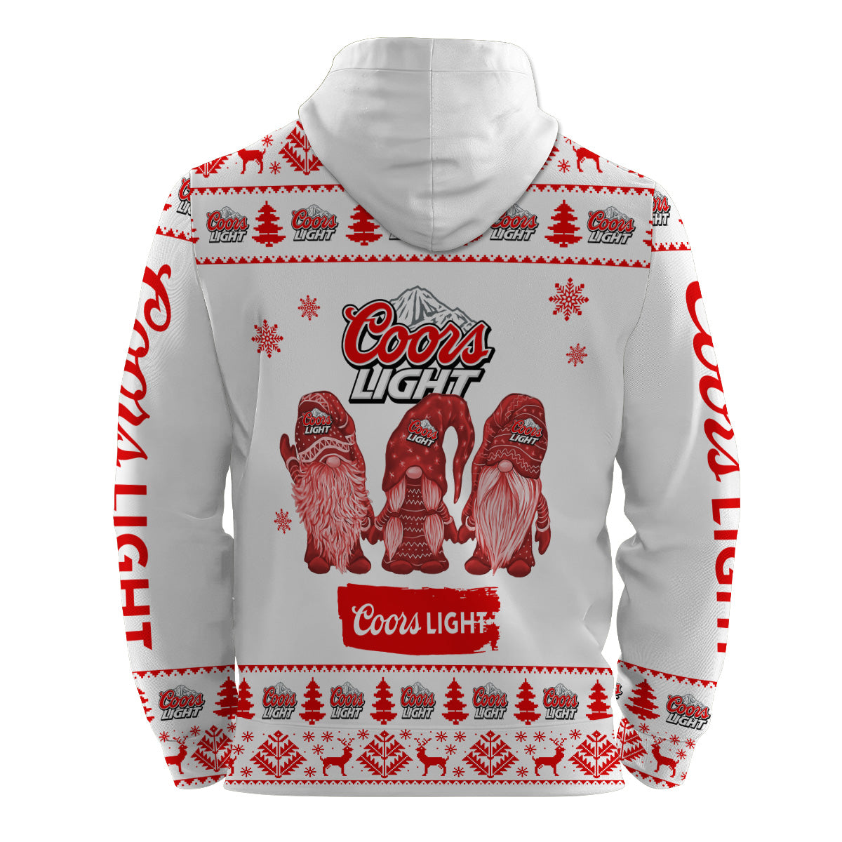 Coors Light Christmas Gnomies Pullover & Zip Hoodie