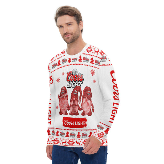 Coors Light Christmas Gnomies Ugly Sweater