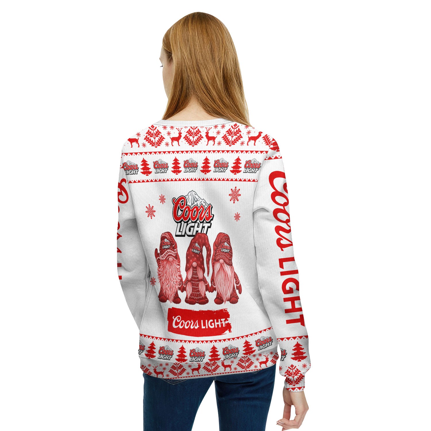 Coors Light Christmas Gnomies Ugly Sweater