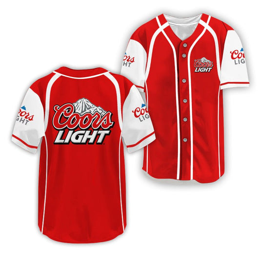 Coors Light Dual Trim Baseball Jersey - VinoVogue.com
