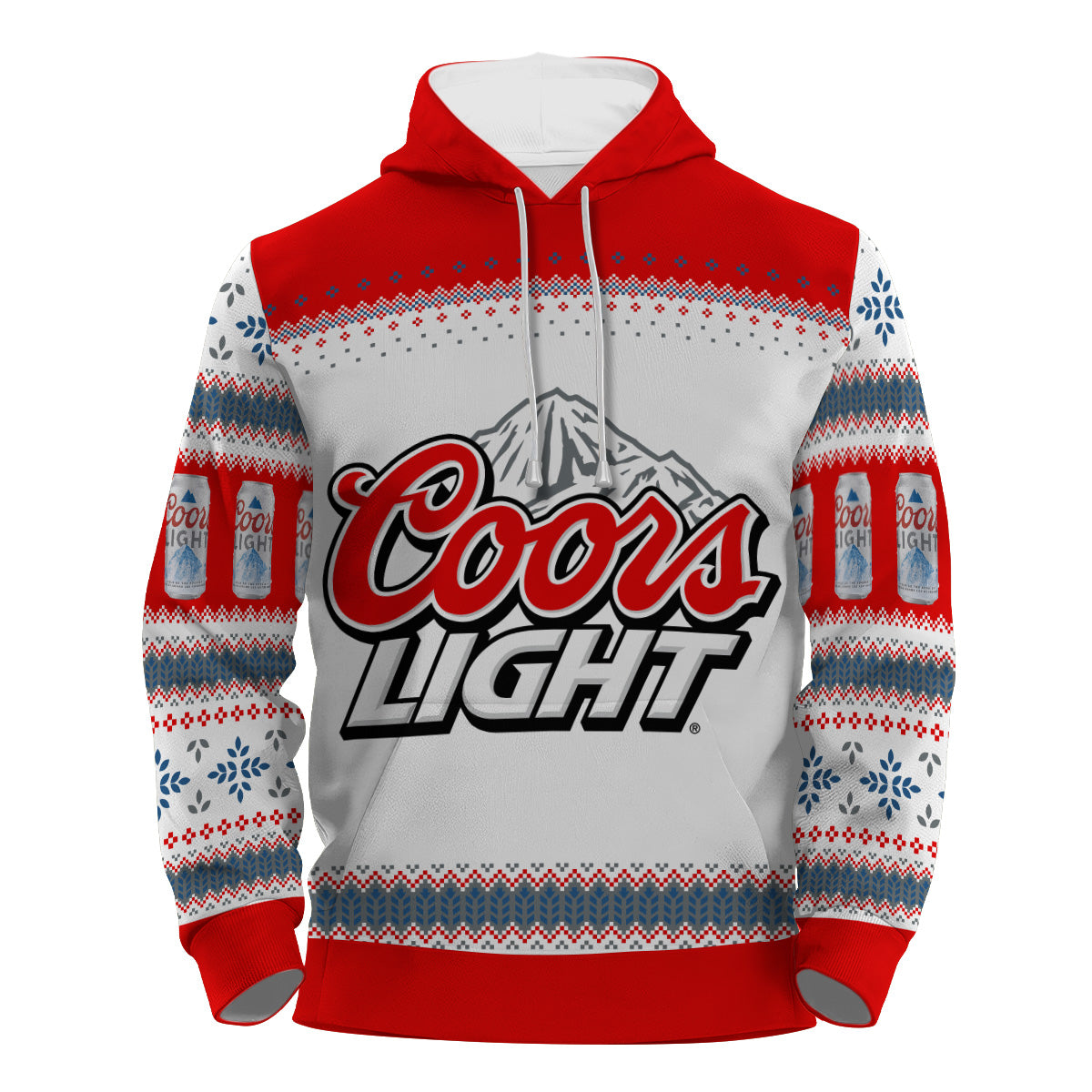 Coors Light Festive Holiday Pullover & Zip Hoodie